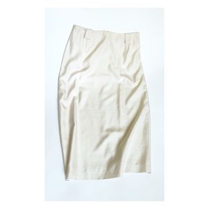 ✨VINTAGE✨ Anne Klein - Raw Silk Pencil Skirt